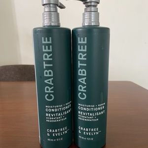 Crabtree & Evelyn Moisturise + Renew Conditioner 15oz New Bundle of 2